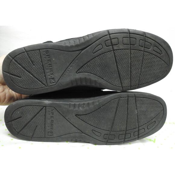 Sperry Women's 10 M Top Sider Hikerfish Black Glitter Boat Boots #9173683 - Picture 12 of 12